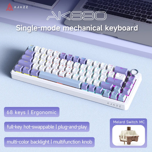 AJAZZ AK690 Blanc Violet