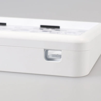 Case Aluminium 60% Noir Gris Blanc - Vue de dessus