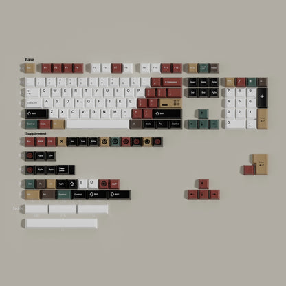 Keycaps QWERTY Retro Mixed Lights