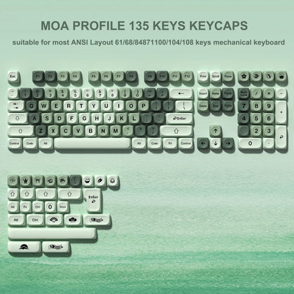 Keycaps QWERTY MOA 30 Styles