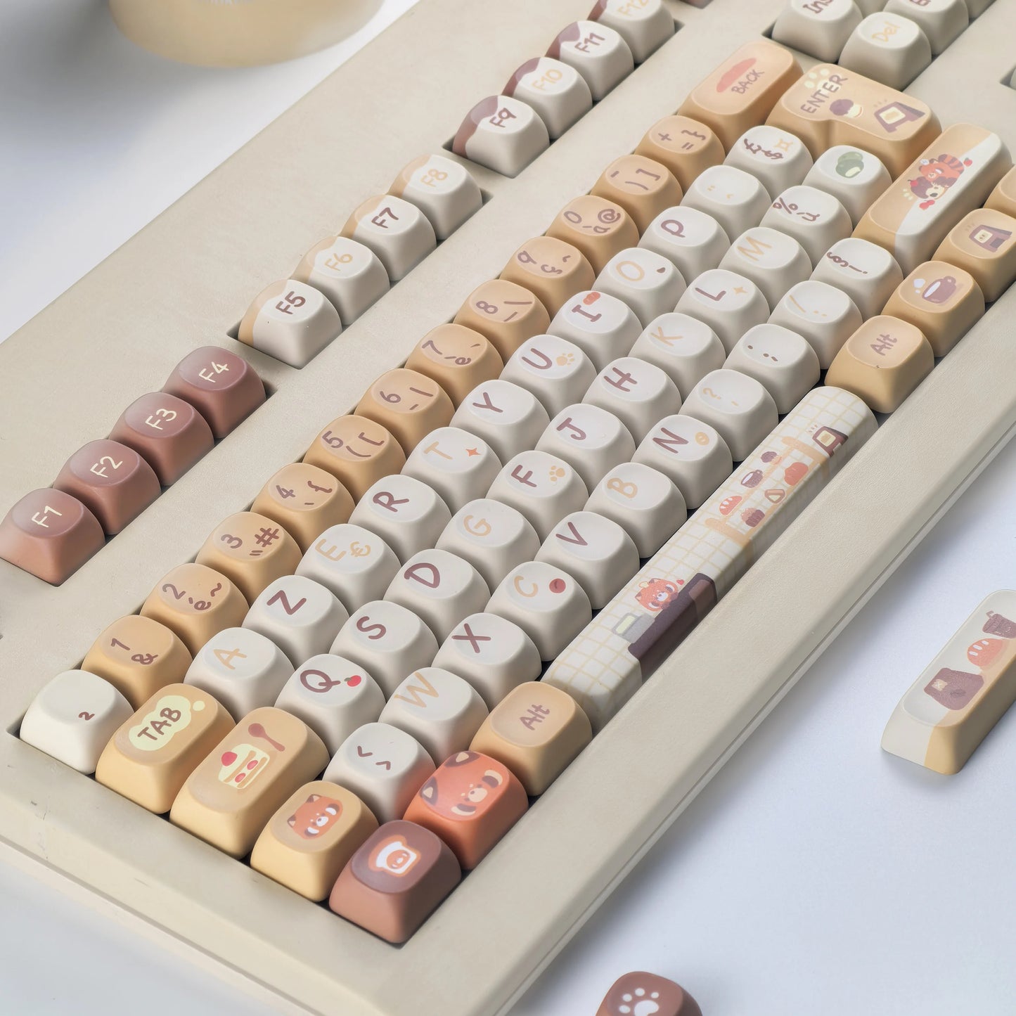 Keycaps AZERTY Red Panda Cafe