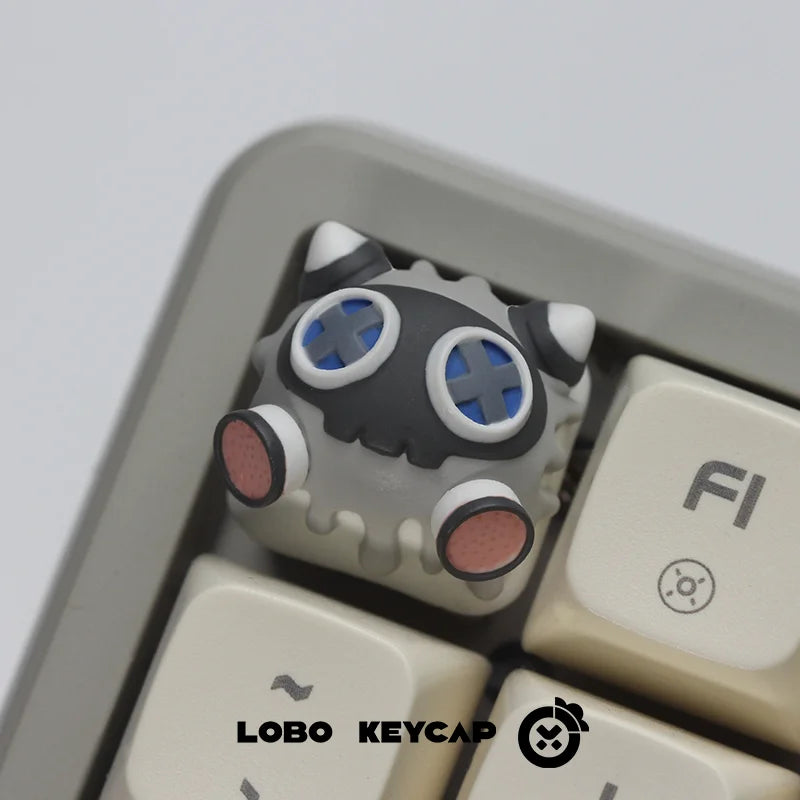 Keycap Artisan Kuromi Melody 3D - Vue 14