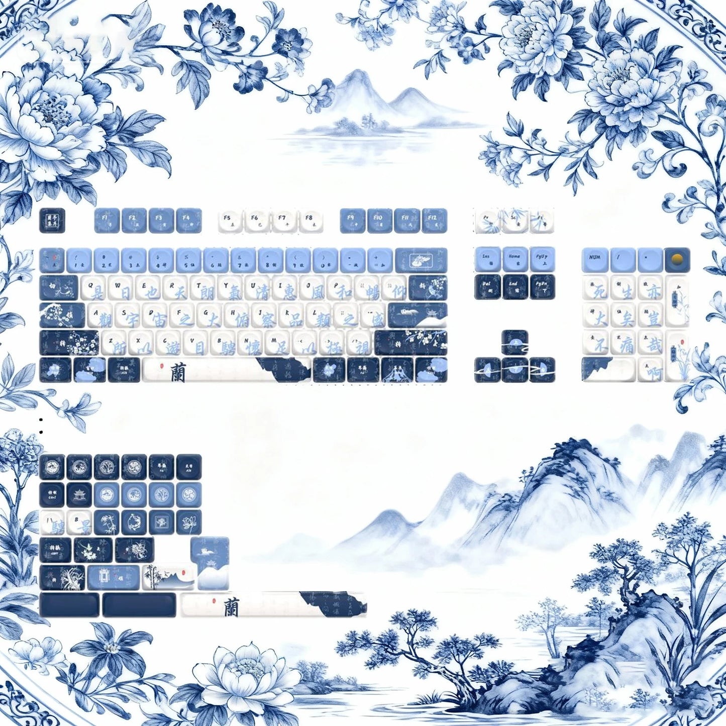 Keycaps QWERTY MOA 30 Styles