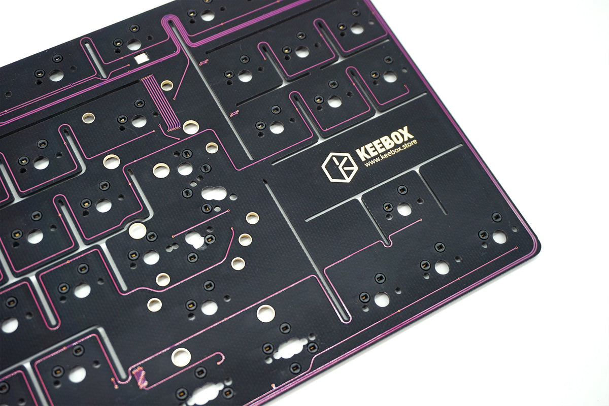 PCB Y&R80 80% Hot Swap RGB - close-up touches