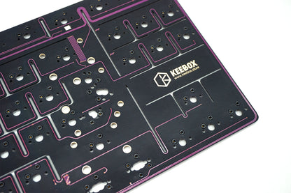PCB Y&R80 80% Hot Swap RGB - close-up touches