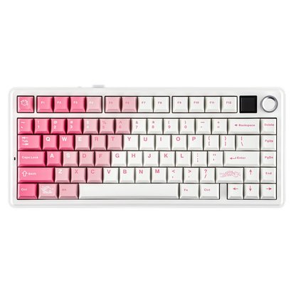 EPOMAKER F75 MAX Pink & White