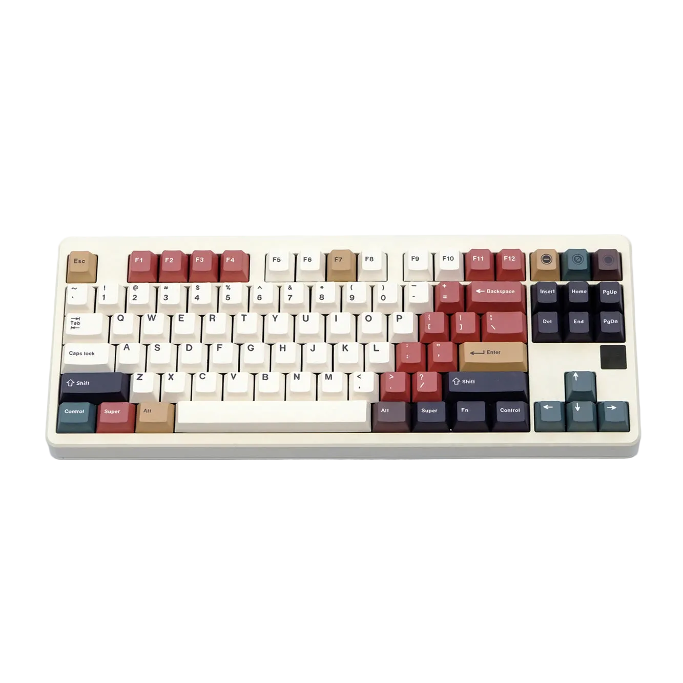 Keycaps QWERTY Retro Mixed Lights