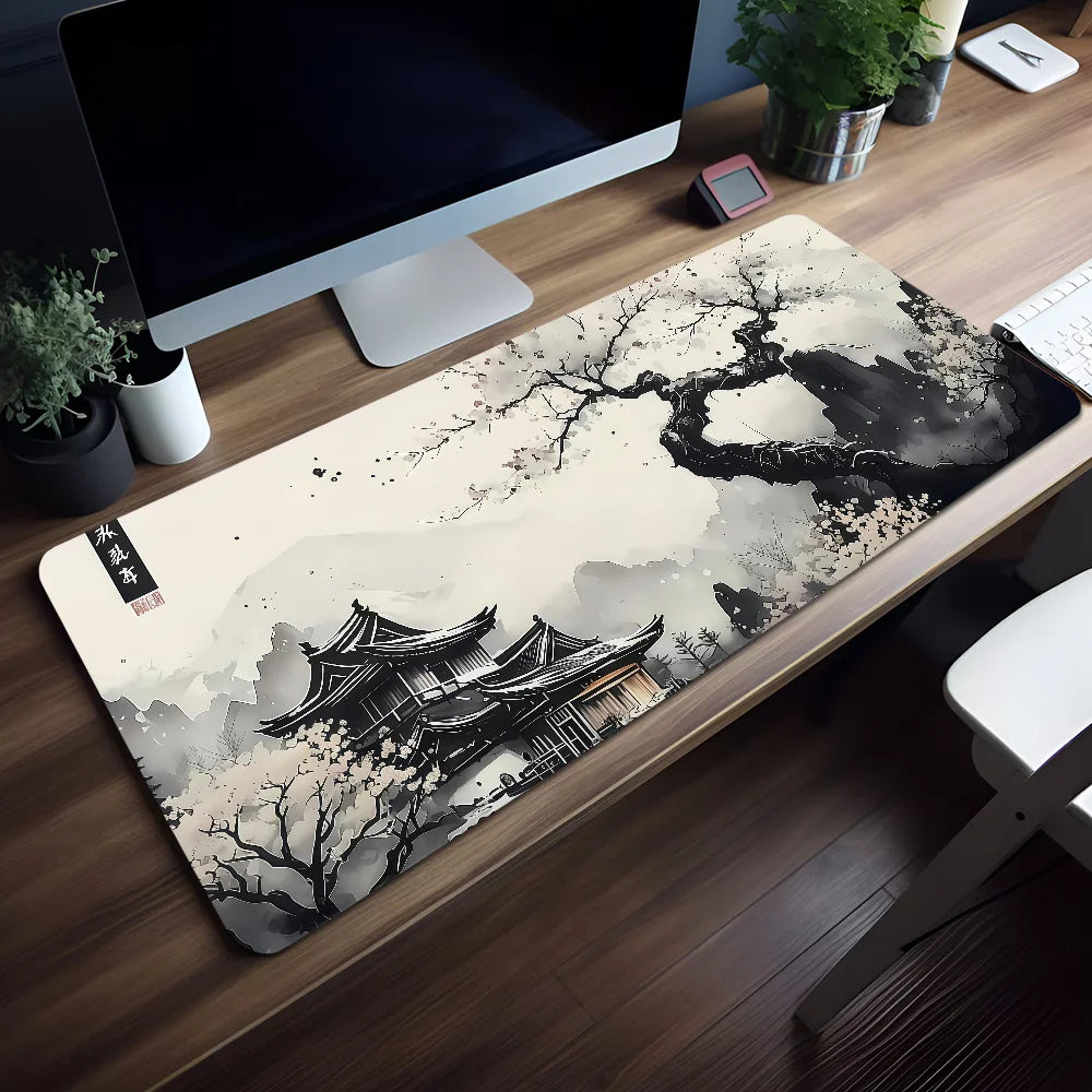 Tapis de Souris Coucher de Soleil Montagne - Vue principale