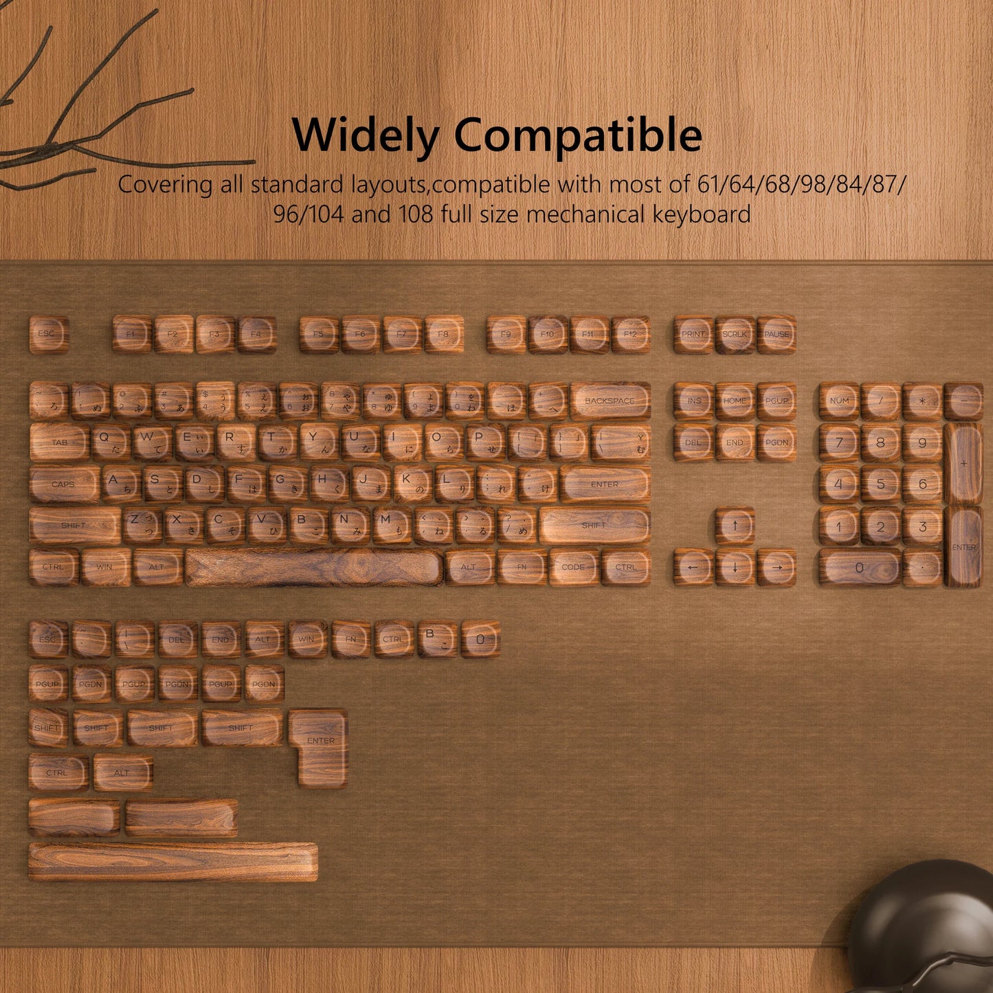 Keycaps QWERTY MOA 30 Styles