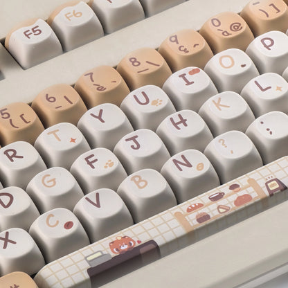 Keycaps AZERTY Red Panda Cafe