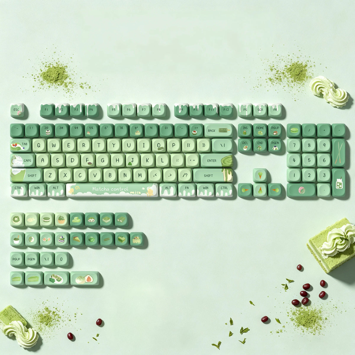Keycaps QWERTY MOA 30 Styles
