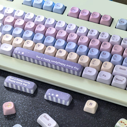 Keycaps AZERTY MOA - Vue de dos