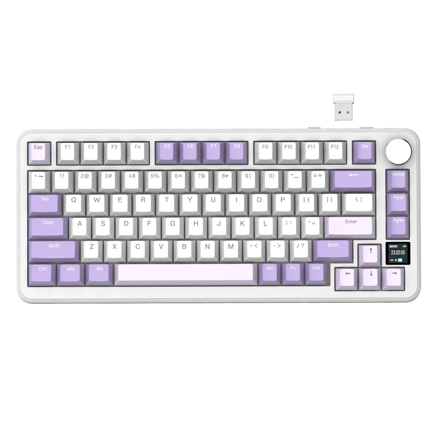 Attack Shark X85 Pro ANSI 75% RGB Lavender