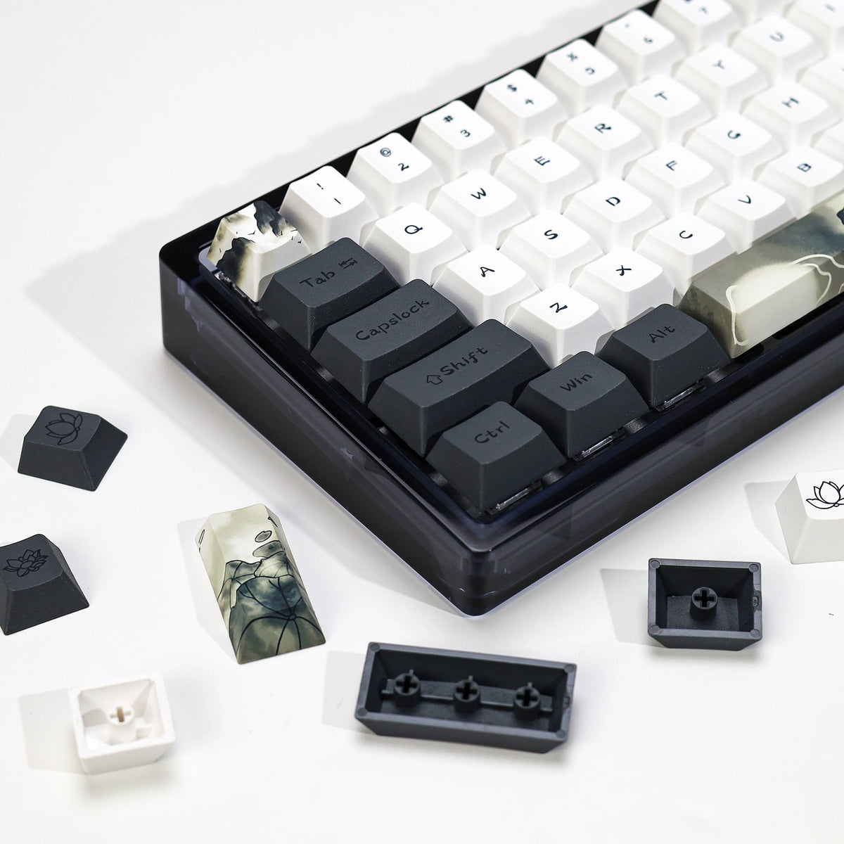 Keycaps Lotus à l'Encre