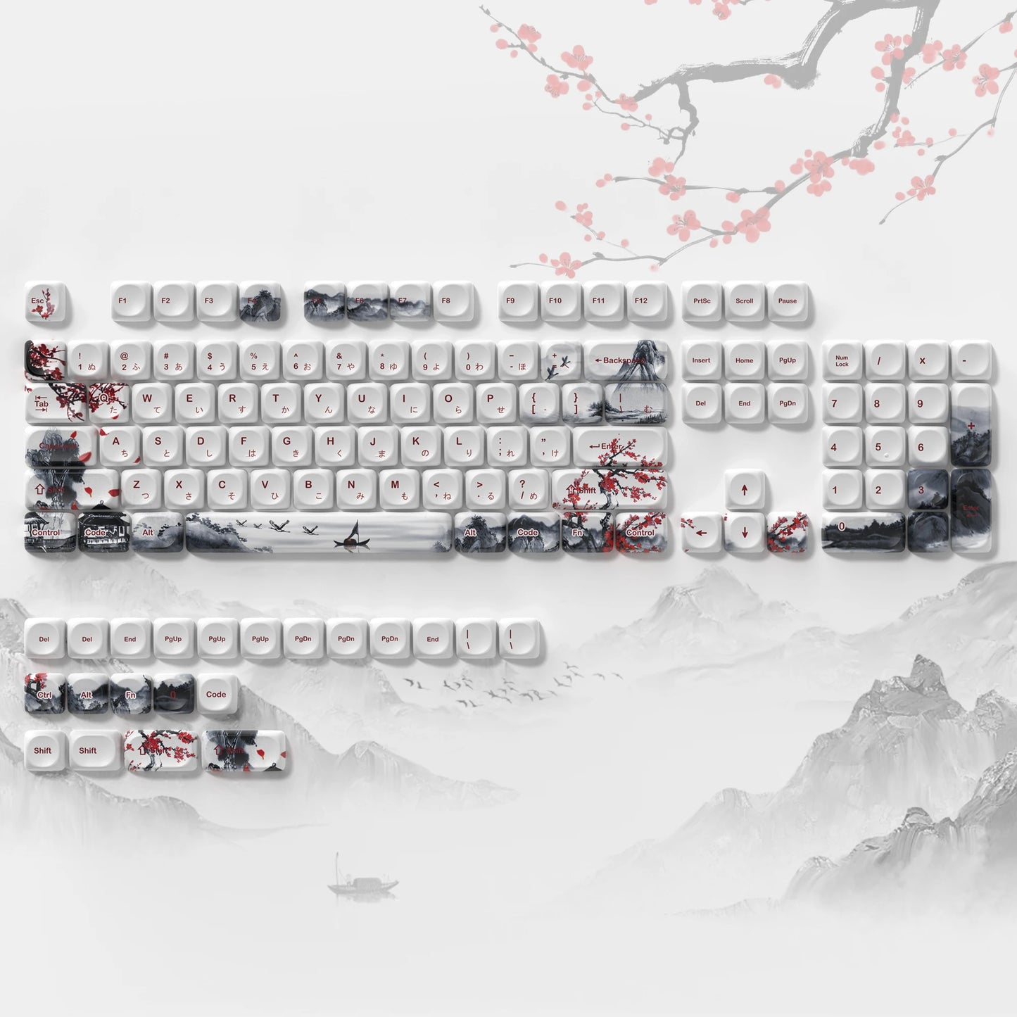Keycaps Encre Prunier
