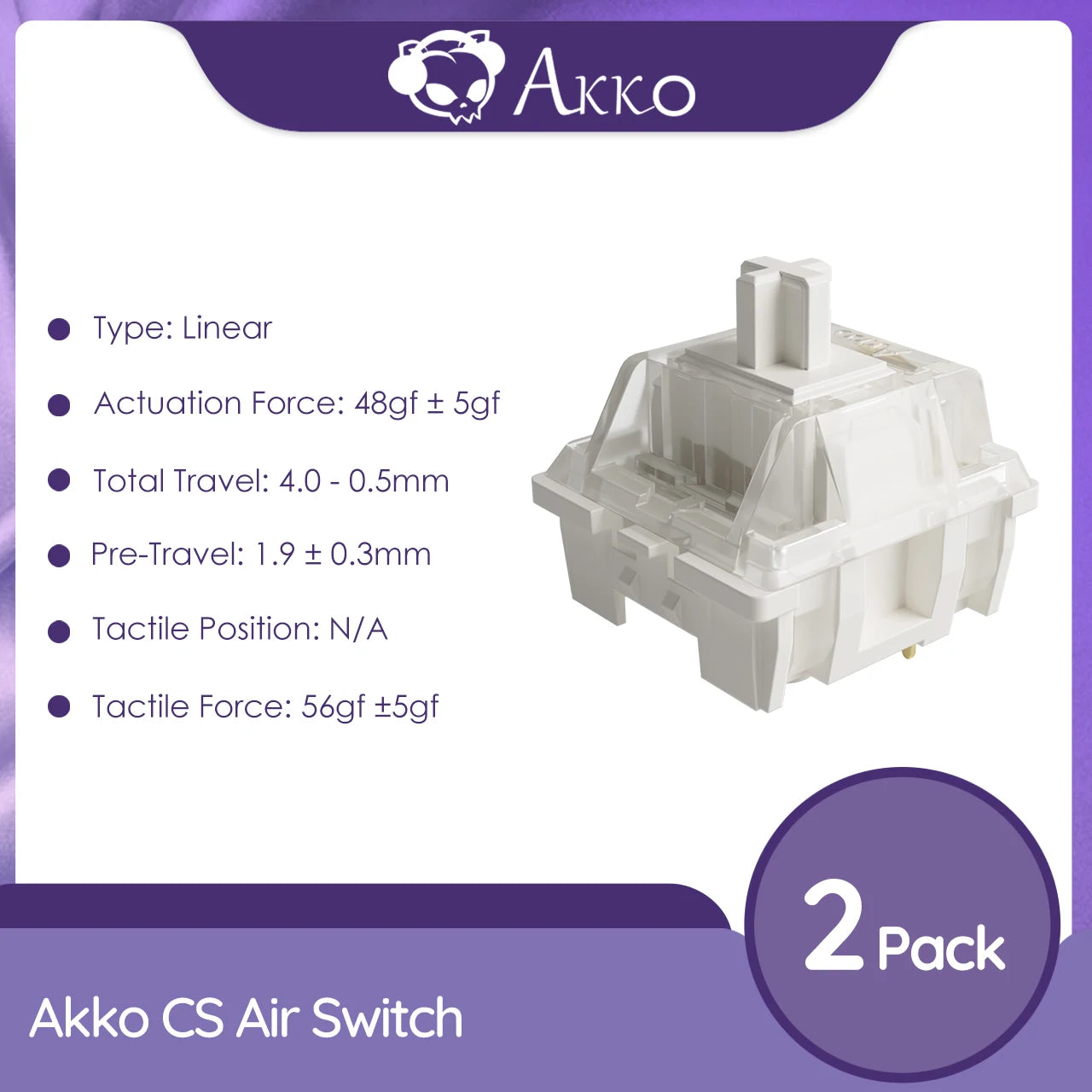 Switch AKKO - Vue de côté
