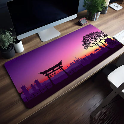 Tapis de Souris Coucher de Soleil Montagne - Accessoires inclus