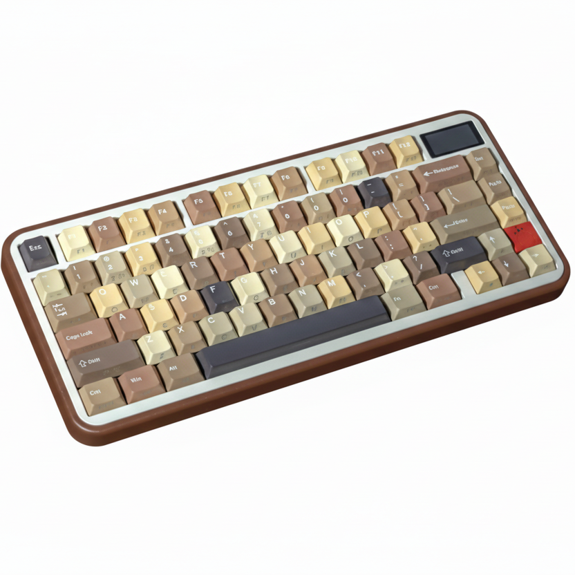 AZERTY-Tastenkappen aus Sandstein