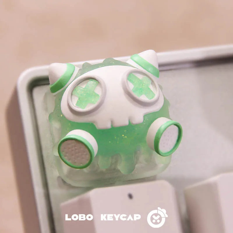 Keycap Artisan Kuromi Melody 3D - Vue de dessus