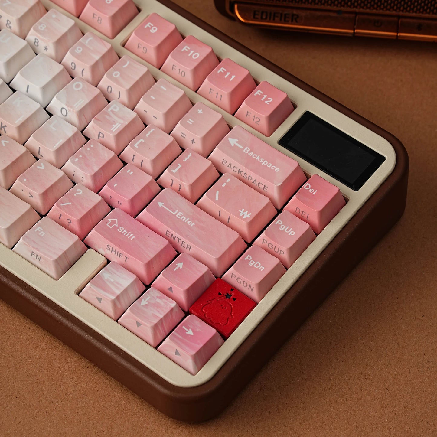 AZERTY Tastenkappen mit Pastellverlauf