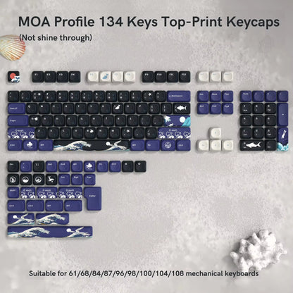 Keycaps QWERTY MOA 30 Styles