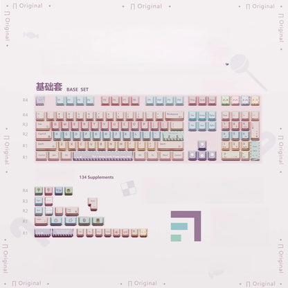 Keycaps Candy Colorées - Vue 12