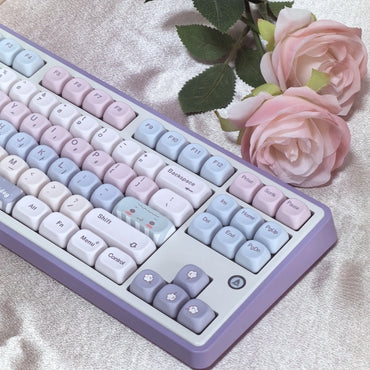 Keycaps Candy Colorées - Vue de côté