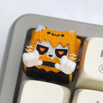 Artisan Keycaps Chat Orange - Vignette | CustomTonClavier.fr