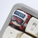 Artisan Keycaps Flight Rouge - Vignette | CustomTonClavier.fr