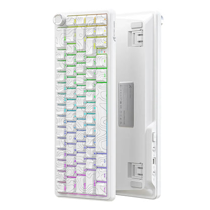 Attack Shark X65 PRO HE Tri-mode Blanc complet