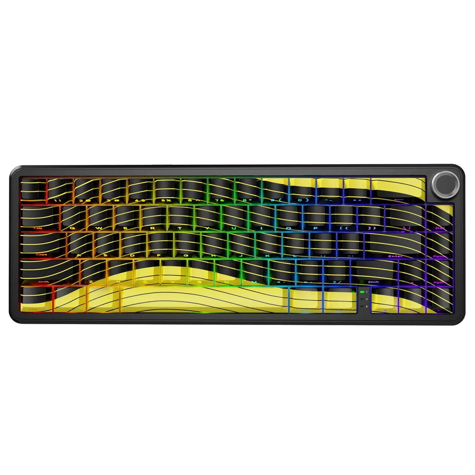 Attack Shark X65 PRO HE Tri-mode Noir/Jaune RGB