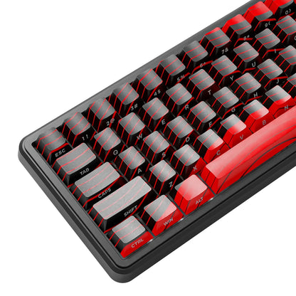 Attack Shark X65 PRO HE Tri-mode Noir/Rouge touches qwerty