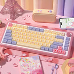 Keycaps AZERTY Mashmallow - Vignette | CustomTonClavier.fr