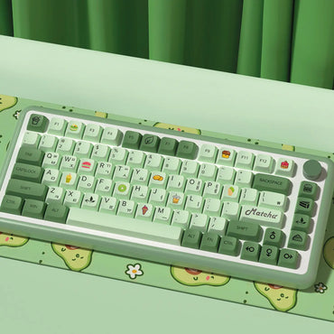 AZERTY Matcha Keycaps