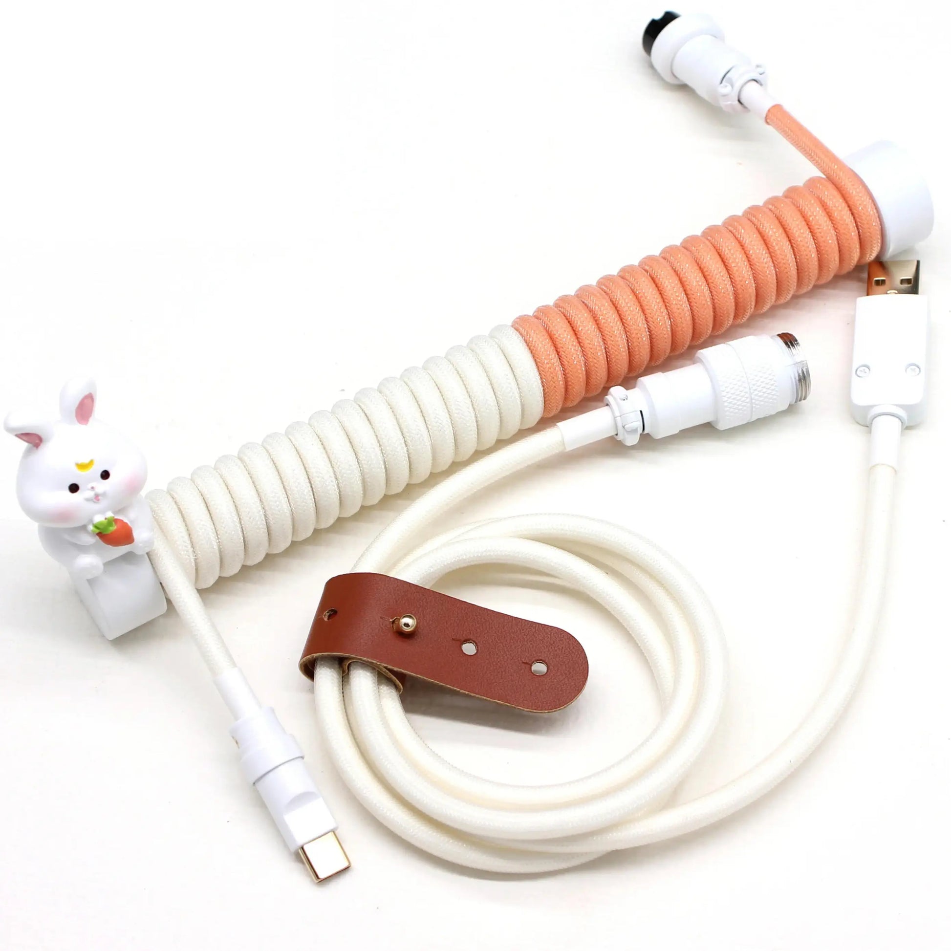 Câble de clavier custom Personnage USB Type-C Lapin