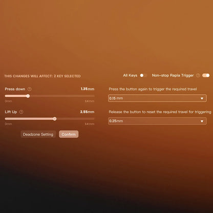 AKKO MOD68 HE Magnétique ISO FR réglage