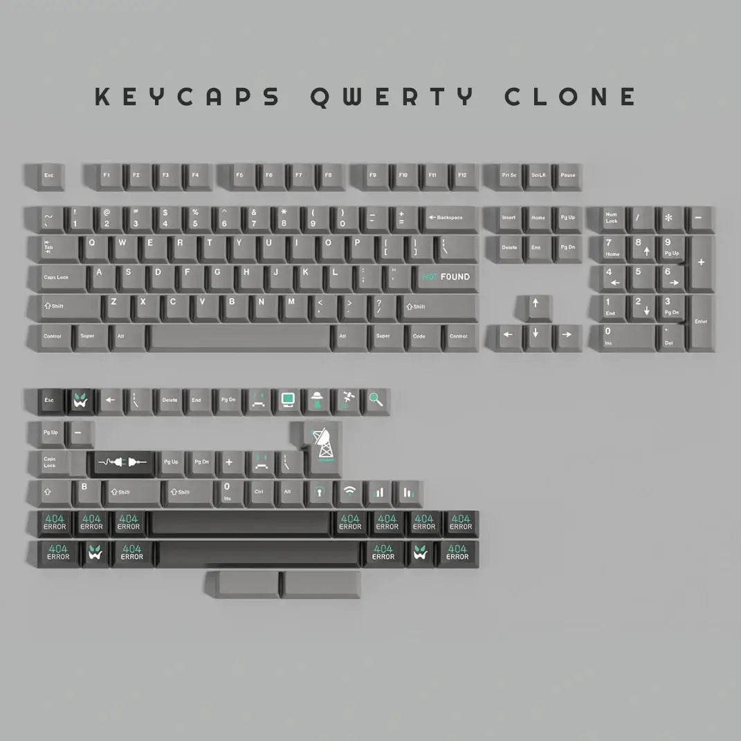 Clone Keycaps QWERTY