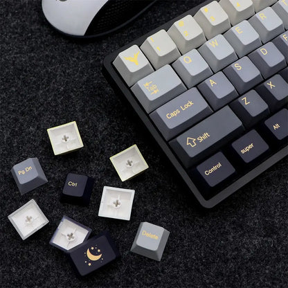 Dark QWERTY Keycaps