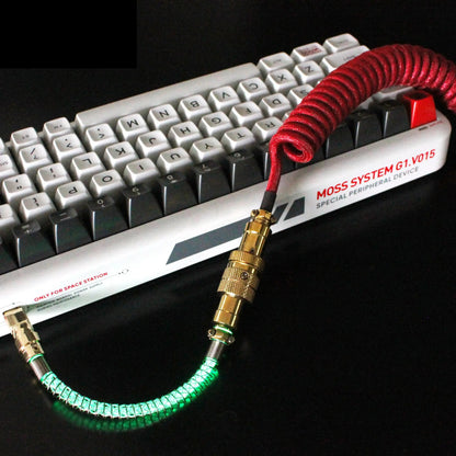 électroluminescent Câble de clavier custom Type-C