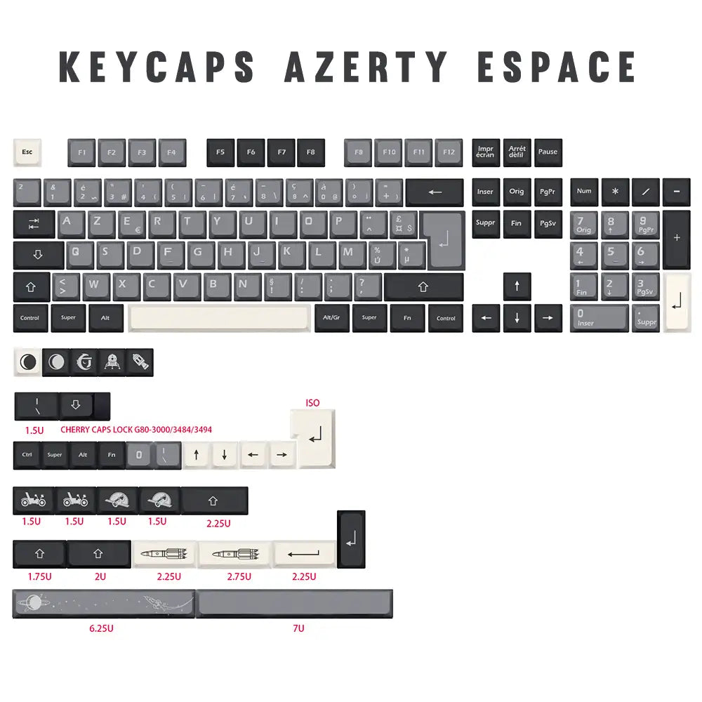 Espace Keycaps AZERTY