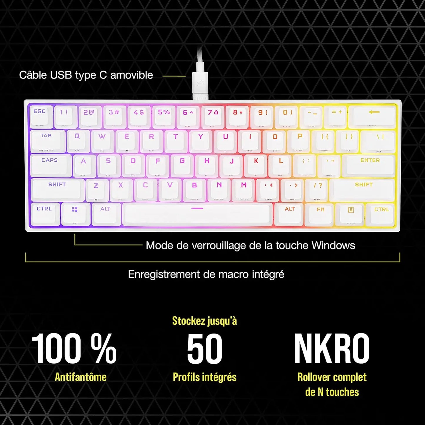 Gaming Corsair K65 RGB MINI