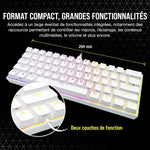 Corsair Gaming K65 RGB MINI Blanc - Vignette | CustomTonClavier.fr