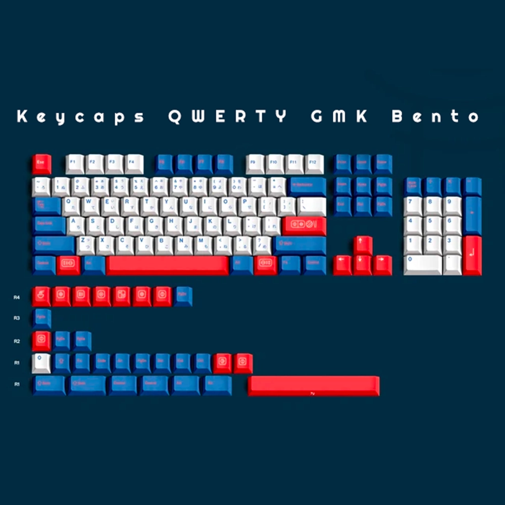 GMK Bento Keycaps QWERTY