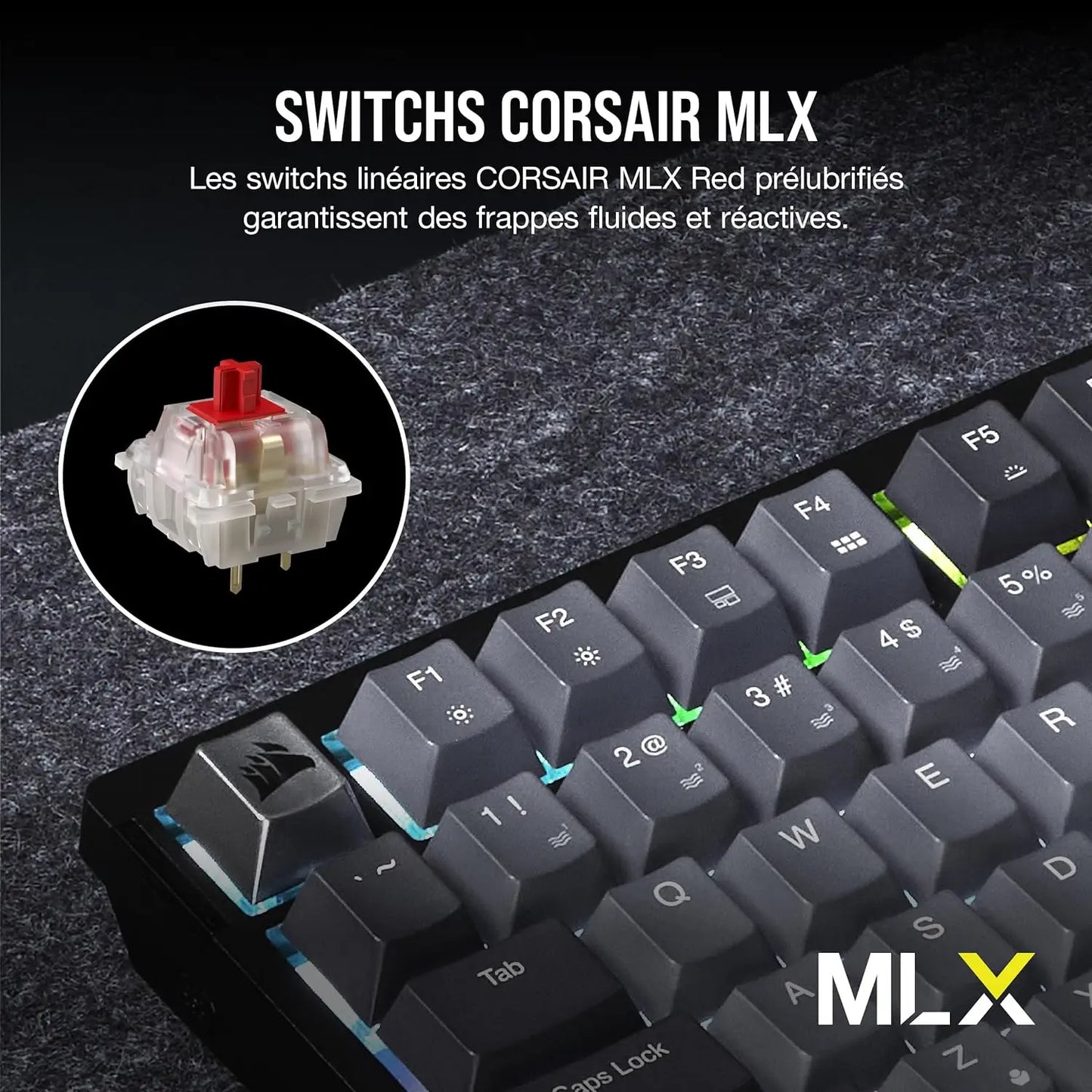 K65 Corsair Clavier