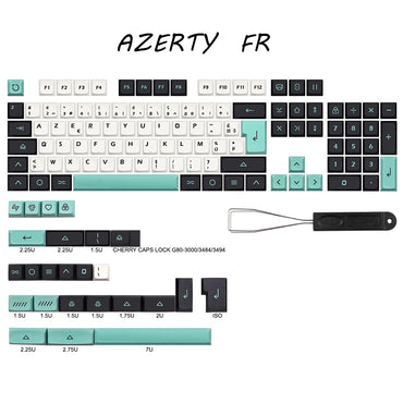 Keycaps AZERTY Futurist French Layout