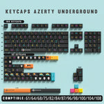 Keycaps AZERTY Underground - Vignette | CustomTonClavier.fr