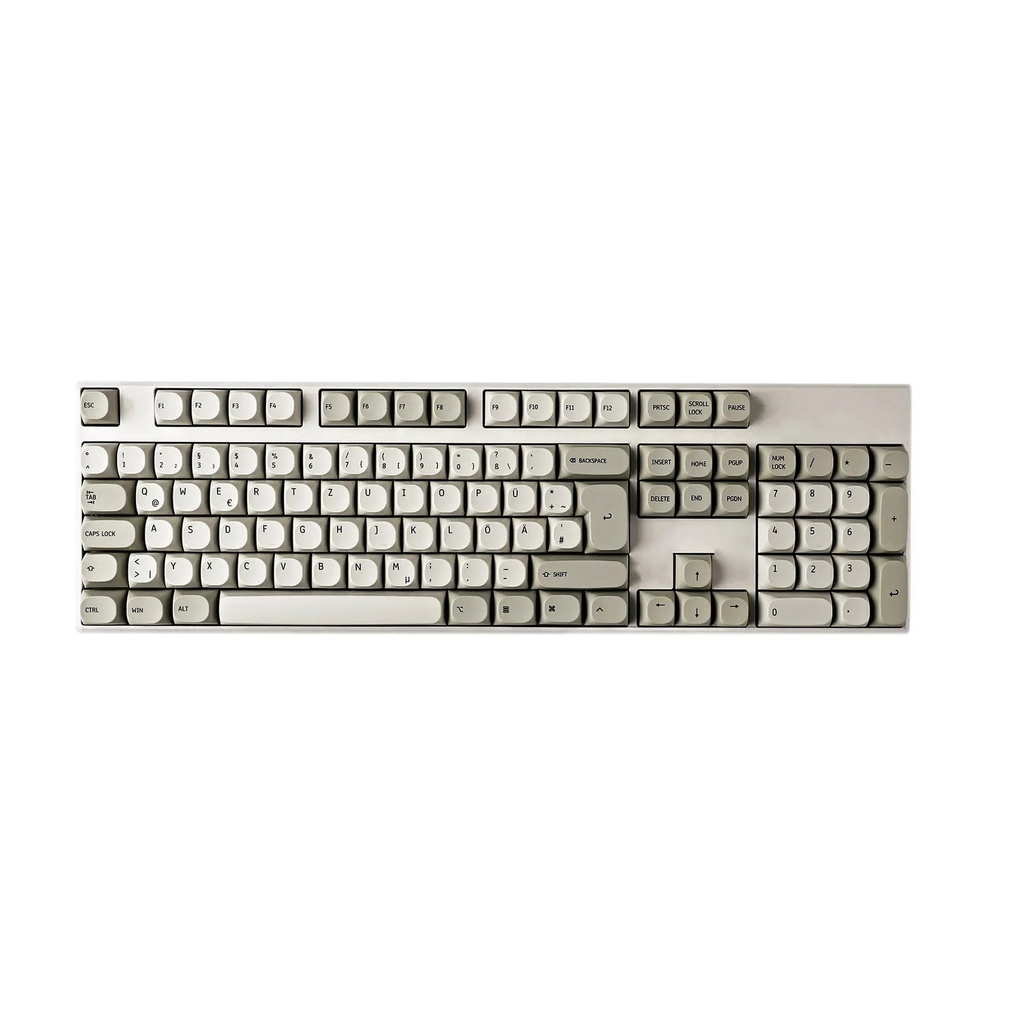 Keycaps ISO DE Uralt Grau