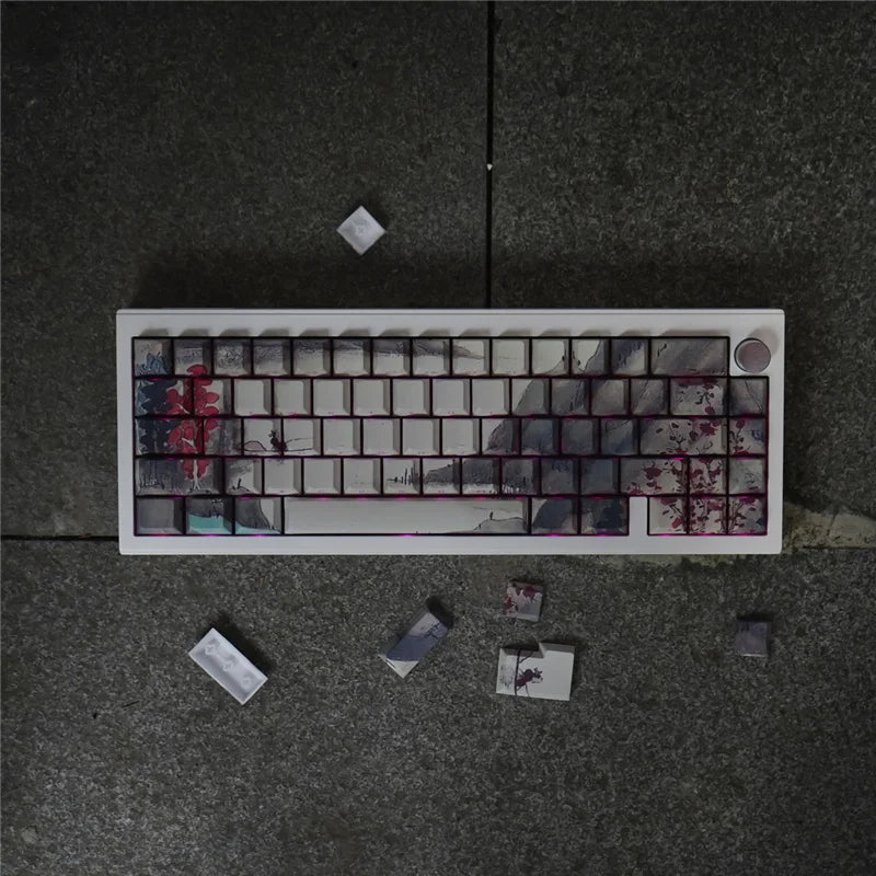 Keycaps QWERTY Naruto Clavier