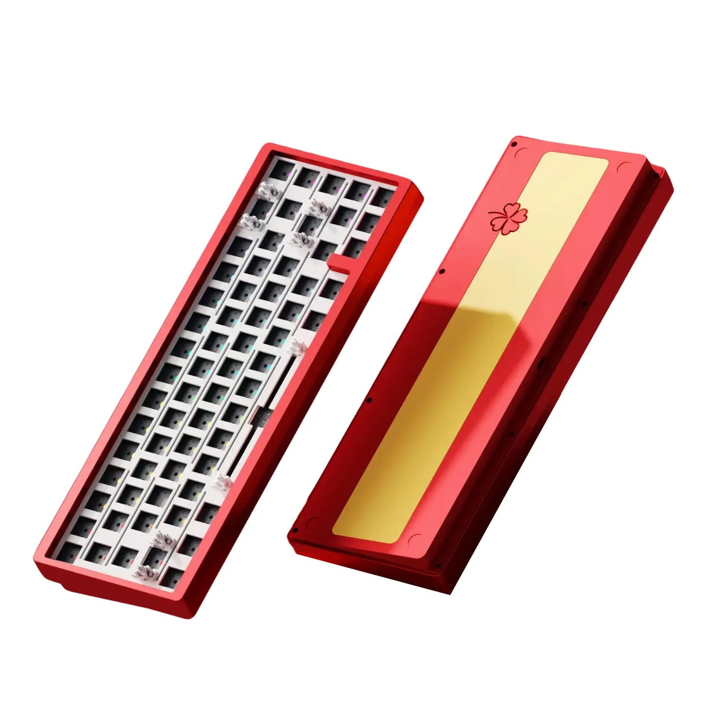 Kit Clavier Custom Lucky 65% Rouge