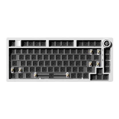 Clavier mécanique LEOBOG Hi75C 75% - châssis aluminium blanc, hot-swap
